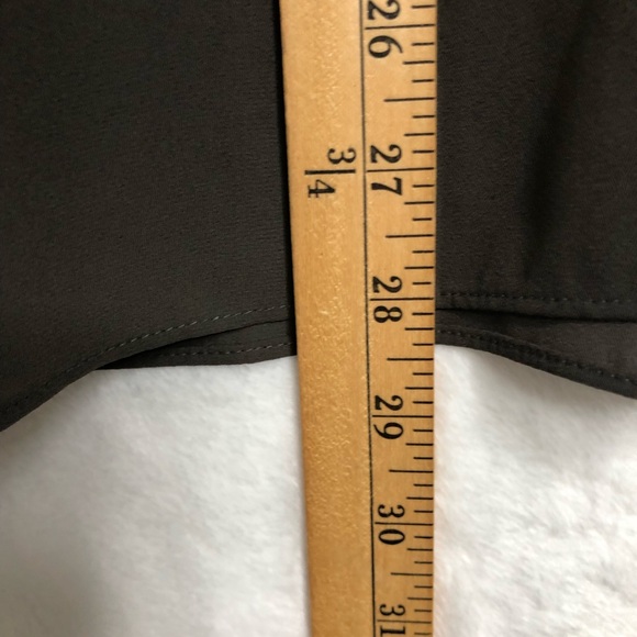 Alfani Pleated Back Tunic Urban Olive M - New With Tags - Picture 9 of 10